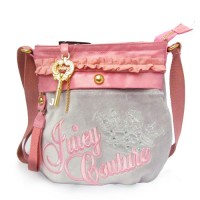 Juicy Couture Crossbody Bags Velour "Juicy" Gray Juicy Couture Crossbody Bags Velour "Juicy" Gray