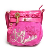 Juicy Couture Crossbody Bags Velour "Juicy" Deep Pink Juicy Couture Crossbody Bags Velour "Juicy" Deep Pink
