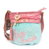 Juicy Couture Crossbody Bags Velour "Juicy" PowDerBlue Juicy Couture Crossbody Bags Velour "Juicy" PowDerBlue