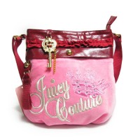 Juicy Couture Crossbody Bags Velour "Juicy" Pink/Red Juicy Couture Crossbody Bags Velour "Juicy" Pink/Red