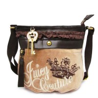 Juicy Couture Crossbody Bags Velour "Juicy" Tan Juicy Couture Crossbody Bags Velour "Juicy" Tan