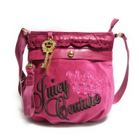 Juicy Couture Crossbody Bags Velour "Juicy" Peach Red Juicy Couture Crossbody Bags Velour "Juicy" Peach Red