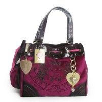 Juicy Couture Daydreamer Scottie Leather Red Handbag Juicy Couture Daydreamer Scottie Leather Red Handbag
