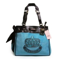 Juicy Couture Daydreamer Crest Blue Handbag Juicy Couture Daydreamer Crest Blue Handbag