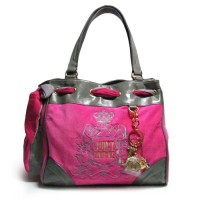 Juicy Couture Daydreamer Lace Crest Fuschia Handbag Juicy Couture Daydreamer Lace Crest Fuschia Handbag
