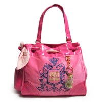 Juicy Couture Daydreamer Lace Crest Fuschia/Pink Handbag Juicy Couture Daydreamer Lace Crest Fuschia/Pink Handbag