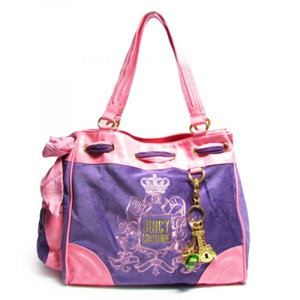 Juicy Couture Daydreamer Lace Crest Purple/Pink Handbag