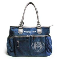 Juicy Couture Diaper Laurel Crest Dark Blue Handbags Juicy Couture Diaper Laurel Crest Dark Blue Handbags