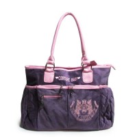 Juicy Couture Diaper Terry Purple Tote Handbags Juicy Couture Diaper Terry Purple Tote Handbags
