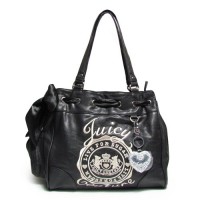 Juicy Couture Daydreamer Scottie PU Leather Black Handbag Juicy Couture Daydreamer Scottie PU Leather Black Handbag