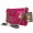 Juicy Couture Crossbody Bags Velour Scarlet Embroidery Fuachia
