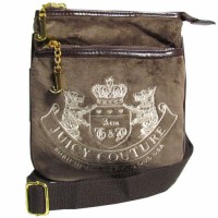 Juicy Couture Crossbody Bags Scottie & Crown Velour Coffee Juicy Couture Crossbody Bags Scottie & Crown Velour Coffee