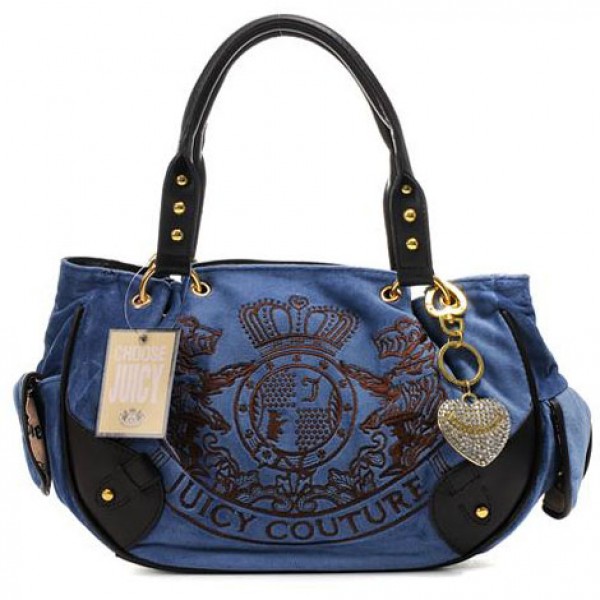 Juicy Couture Handbags Scottie Heritage Crest Blue