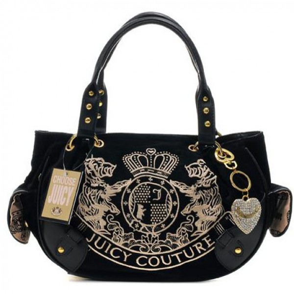 Juicy Couture Handbags Scottie Heritage Crest Black