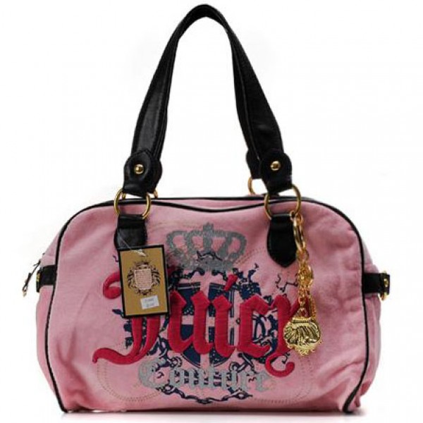 Juicy Couture Handbags Signauture & Crown Pink