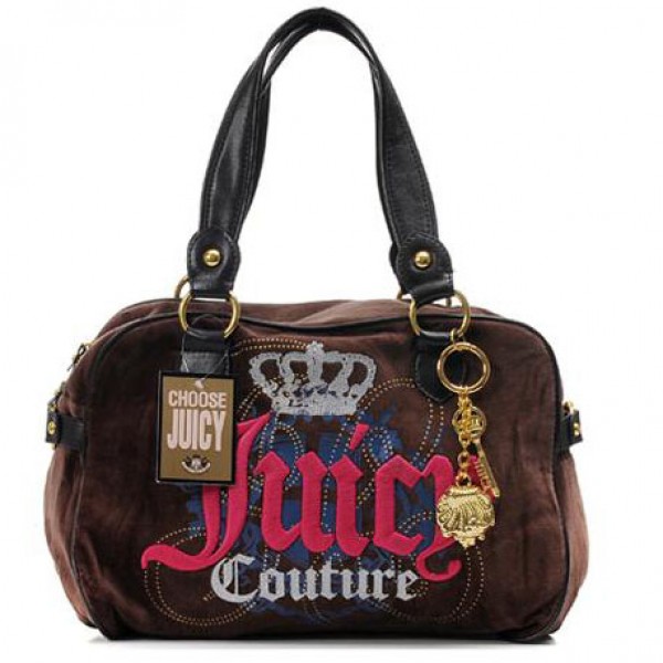 Juicy Couture Handbags Velour Chocolate Handbag