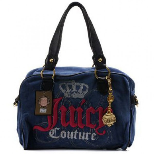 Juicy Couture Handbags Velour Navy Handbag