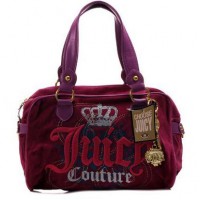 Juicy Couture Handbags Velour Wine Juicy Couture Handbags Velour Wine