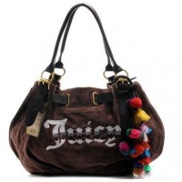 Juicy Couture Handbags Signature Embroideried Brown Juicy Couture Handbags Signature Embroideried Brown