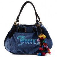 Juicy Couture Handbags Signature Embroideried Blue Juicy Couture Handbags Signature Embroideried Blue