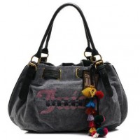 Juicy Couture Handbags Signature Embroideried In Grey