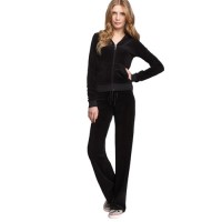Juicy Couture Tracksuits Basic Velour Blacks Juicy Couture Tracksuits Basic Velour Blacks