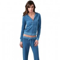 Juicy Couture Tracksuits Basic Velour Sky Blues Juicy Couture Tracksuits Basic Velour Sky Blues