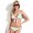 Juicy Couture Bikini Cute Bow Green/White Strip Swimwear