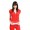 Juicy Couture Short Tracksuits Velour Short Hoodies Reds