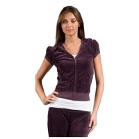 Juicy Couture Short Tracksuits Basic Fold Pockets Short Hoodies Indigo Juicy Couture Short Tracksuits Basic Fold Pockets Short Hoodies Indigo
