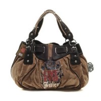 Juicy Couture Handbags Velour Live For Juicy Khaki