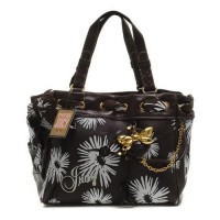 Juicy Couture Daydreamer Daisy Print Black Handbags Juicy Couture Daydreamer Daisy Print Black Handbags