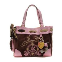 Juicy Couture Daydreamer Daphne Brown/Pink Handbags