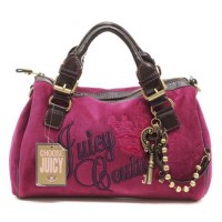 Juicy Couture Handbags Velour Charmed Crown Madge Scarlet Juicy Couture Handbags Velour Charmed Crown Madge Scarlet