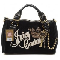 Juicy Couture Handbags Velour Charmed Crown Madge Dark Juicy Couture Handbags Velour Charmed Crown Madge Dark