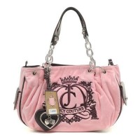 Juicy Couture Handbags Velour Crown Crest Fashion Pink Juicy Couture Handbags Velour Crown Crest Fashion Pink
