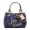 Juicy Couture Handbags Velour Flower Embroidery Madge Navy
