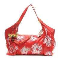 Juicy Couture Handbags Daisy Flowers "Juicy" Signture Red Juicy Couture Handbags Daisy Flowers "Juicy" Signture Red