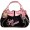 Juicy Couture Handbags Velour Charmed Free Style Black/Pink