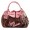 Juicy Couture Handbags Velour Charmed Free Style Brown/Pink
