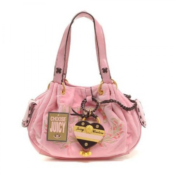 Juicy Couture Handbags Velour Tassel Pink