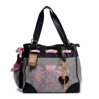 Juicy Couture Daydreamer Scottie Bling Grey/Black Handbags