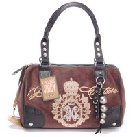 Juicy Couture Handbags Signture Scottie Crest Bling Brown Juicy Couture Handbags Signture Scottie Crest Bling Brown