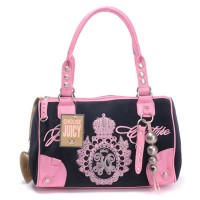 Juicy Couture Handbags JC Crown Black/Pink Handbag Juicy Couture Handbags JC Crown Black/Pink Handbag