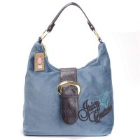 Juicy Couture Handbags Signture Velour Blue Juicy Couture Handbags Signture Velour Blue