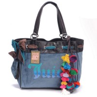 Juicy Couture Daydreamer Ombre Logo Blue/Black Handbags Juicy Couture Daydreamer Ombre Logo Blue/Black Handbags