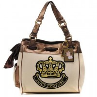 Juicy Couture Daydreamer Crest Cream Handbag Juicy Couture Daydreamer Crest Cream Handbag
