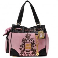 Juicy Couture Daydreamer Lace Crest Pink Handbag Juicy Couture Daydreamer Lace Crest Pink Handbag