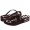 Juicy Couture Flip Flops Costa Heart Midheel Chocolate