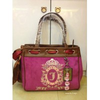 Juicy Couture Daydreamer Crown J Fuchsia/Brown Handbag Juicy Couture Daydreamer Crown J Fuchsia/Brown Handbag